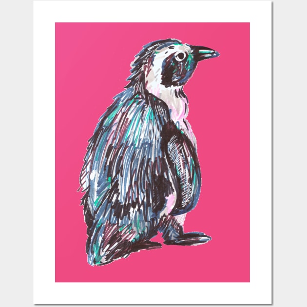 Cute Penguin Wall Art by minniemorrisart